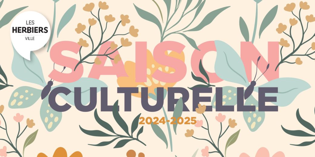 affiche saison culturelle 2024-2025 les herbiers vendée